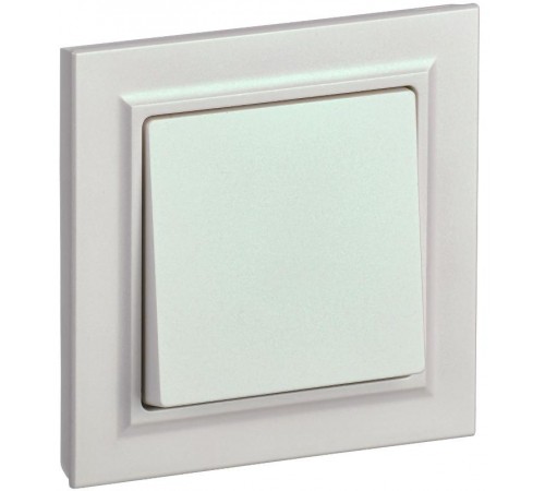 BRITE Выключатель 1-клавишный 10А в сборе ВСР10-1-0-БрЖ жемчуг  BR-V10-0-10-K36-F  IEK