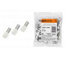Наконечник-гильза Е10-12 10мм2 с изолированным фланцем (100шт)   SQ0512-0006  TDM