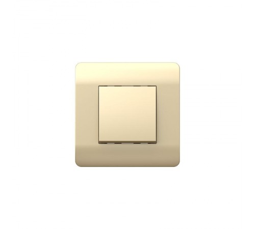 Выключатель 1-клавишный, 10А, шампань(NEW3-E)  431380  CHINT