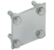 Заж. крес. пол.-пол. 30мм оц. сталь  ZCC63-11-1-30  IEK