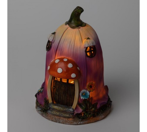 Садовый светильник Сказка ERASF22-12 на солнечной батарее, полистоун,19 см  Б0053361  ЭРА