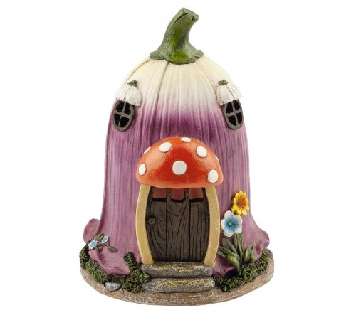 Садовый светильник Сказка ERASF22-12 на солнечной батарее, полистоун,19 см  Б0053361  ЭРА