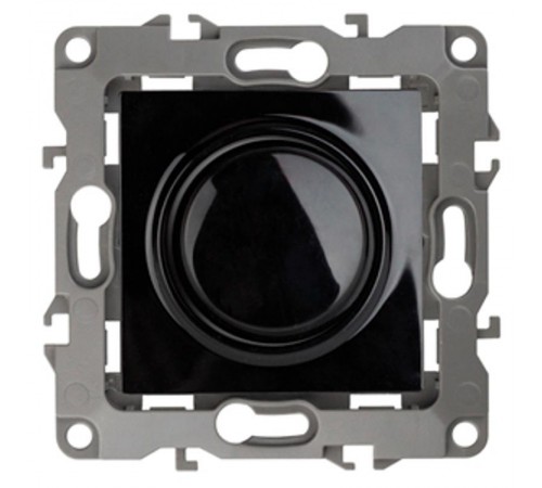 Светорегулятор поворотно-нажимной 12-4101-06  , 400ВА 230В,  чёрный  Б0014740  ЭРА