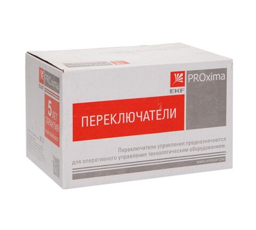 Переключатель ANC-22 3P зеленый с подсветкой 220В NO+NC EKF PROxima  psw-ans-3p-g-220  EKF