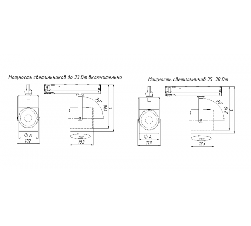 Светильник светодиодный ARMA/T 28W D45 FRUIT WH  1102300640  Световые Технологии