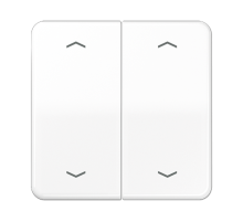 Клавиша для KNX кнопки, 2 группы с символами "стрелки"; дюропласт; белый CD102PWW Jung