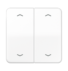 Клавиша для KNX кнопки, 2 группы с символами "стрелки"; дюропласт; белый CD102PWW Jung