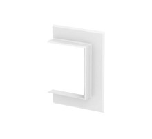 Настенная стыковая рамка кабельного канала Rapid 80 70x110 мм (алюминий,белый) (G-AWAO70110RW)  6278800  OBO Bettermann