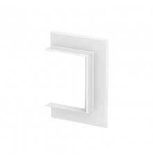 Настенная стыковая рамка кабельного канала Rapid 80 70x110 мм (алюминий,белый) (G-AWAO70110RW)  6278800  OBO Bettermann