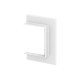 Настенная стыковая рамка кабельного канала Rapid 80 70x110 мм (алюминий,белый) (G-AWAO70110RW)  6278800  OBO Bettermann
