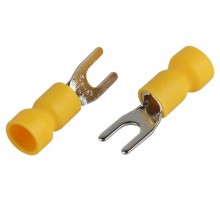 Наконечник вилочный ЭРА NO-225-123 НВИ 6.0-5 с изолированным фланцем (упаковка 50 шт.)   Б0063318  ЭРА