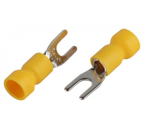 Наконечник вилочный ЭРА NO-225-123 НВИ 6.0-5 с изолированным фланцем (упаковка 50 шт.)   Б0063318  ЭРА