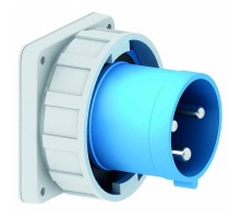 Вилка встраиваемая прямая 125A 3p(1р+N+PЕ) 6h 230V IP67 2860 120х120 I 2860-Bals I Bals