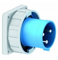 Вилка встраиваемая прямая 125A 3p(1р+N+PЕ) 6h 230V IP67 2860 120х120 I 2860-Bals I Bals