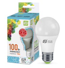 Лампа светодиодная LED-A60-standard 11Вт 230В Е27 4000К 990Лм  4690612001715  ASD