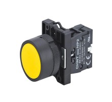 Кнопка управления NP2-EA52 без подсветки желтая 1НЗ, IP40 (R)  575555  CHINT