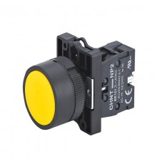 Кнопка управления NP2-EA51 без подсветки желтая 1НО, IP40 (R)  574086  CHINT