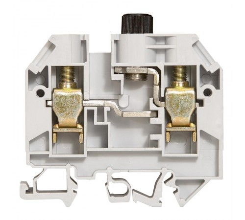 Винтовая клемма Viking 3 - однополюсная - с держателем предохранителя 5х20 с поворотной головкой - шаг 12 мм  037187  Legrand