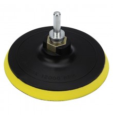 Насадка для дрели и УШМ с липучкой, адаптер, 125 мм, мягкая  KR-91-1180  Kranz