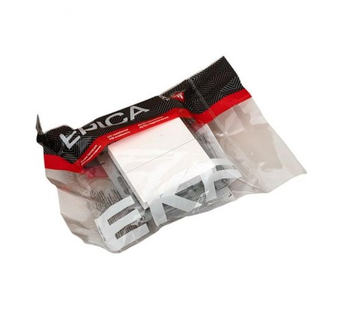 Механизм выключателя, двухклавишный, перекрёстный, белый Эпика EKF  UP1-SWW-22  EKF