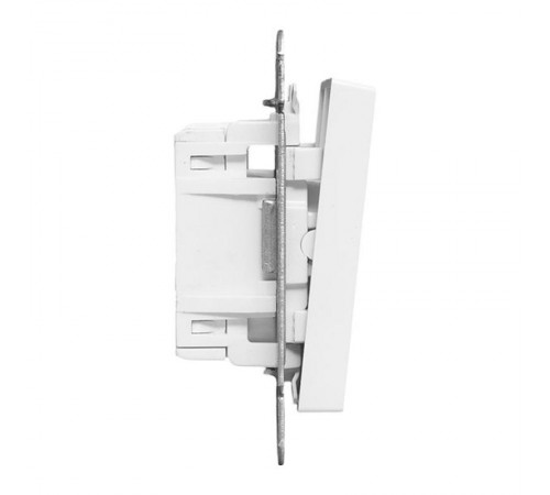 Механизм выключателя, двухклавишный, перекрёстный, белый Эпика EKF  UP1-SWW-22  EKF