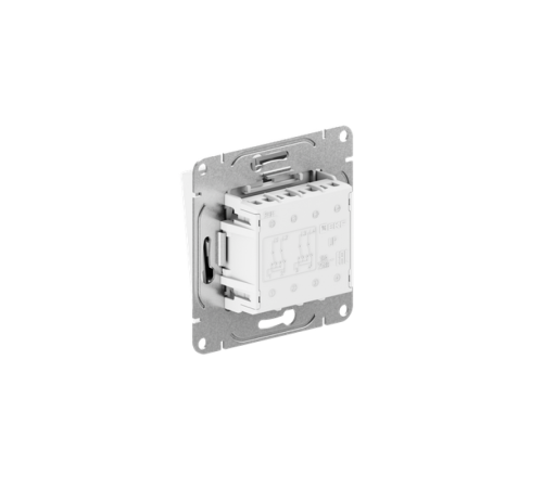 Механизм выключателя, двухклавишный, перекрёстный, белый Эпика EKF  UP1-SWW-22  EKF