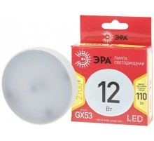Лампа светодиодная LED GX-12W-827-GX53 R (диод, таблетка, 12Вт, тепл, GX53) (10/100/4200)  Б0048012  ЭРА