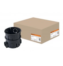 Коробка установочная 65х65 стыковочные узлы с саморезами  SQ1402-1018  TDM