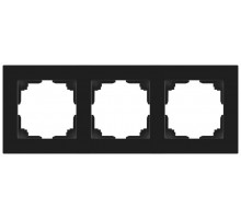 Рамка для розеток и выключателей Intro Accent 6-503-05 на 3 поста, СУ, антрацит  Б0063787  Intro