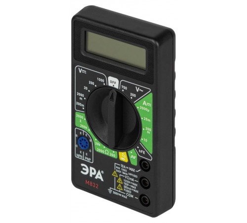 Мультиметр цифровой  модель M832   Б0055797  ЭРА