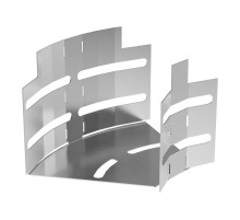 Угол горизонтальный изменяемый 0-45 градусов Стандарт INOX (AISI 304) 100х80  PR16.3585  Промрукав