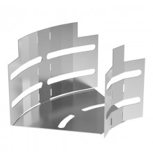 Угол горизонтальный изменяемый 0-45 градусов Стандарт INOX (AISI 304) 100х80  PR16.3585  Промрукав