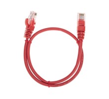 Патч-корд U/UTP, CAT 5e, RJ45-RJ45, 26AWG, LSZH, красный, 0,5м REXANT  02-0103-05  REXANT