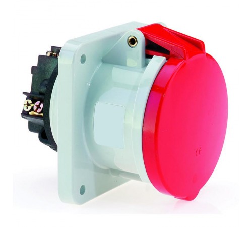 Розетка встраиваемая 63A 4р(3P+PE) 6h 400V IP44 I 134-Bals I Bals