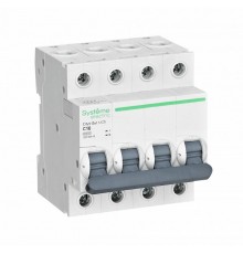 Выключатель автоматический четырёхполюсный 16А С 4.5kA City9  C9F34416  SE