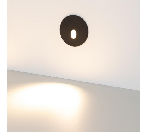 Светильник LT-GAP-R70-3W Warm3000 (BK, 30deg, 230V) (Arlight, IP65 Металл, 3 года)  031166  Arlight