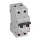 Выключатель автоматический двухполюсный RX3 4500 50А C 4,5кА  419702  Legrand