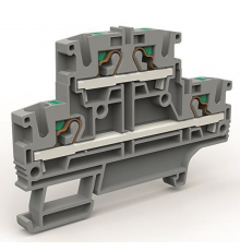 Двухуровневая клемма на 4 кв.мм  ZEFD400GR  DKC