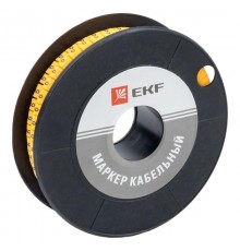 Маркер-кабельный 4,0кв.мм "9" (500шт.) (ЕС-2) EKF PROxima  plc-KM-4-9  EKF