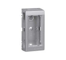 Simon Connect Дополнительный блок настенный на 1 S-модуль Сима Про, поверхностный монтаж, алюминий  SBC150-8  Simon