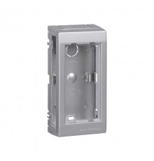 Simon Connect Дополнительный блок настенный на 1 S-модуль Сима Про, поверхностный монтаж, алюминий  SBC150-8  Simon