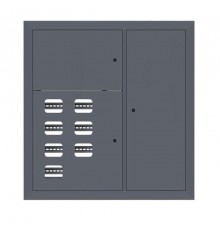 Щит этажный 7 кв. RAL7024 (1000х950х150)  PROxima mb29-v-7-ral7024 EKF