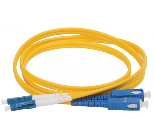 Оптический (патч-корд), SM, 9/125 (OS2), LC/UPC-SC/UPC,(Duplex),3м  FPC09-LCU-SCU-C2L-3M  ITK