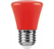 Лампа светодиодная для белт лайта LB-372 (1W) 230V E27 красный Колокольчик  25911  FERON