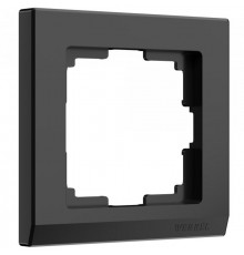 W0011808/ Электроустановочные изделия - Рамка на 1 пост (черный)  a050908  Werkel
