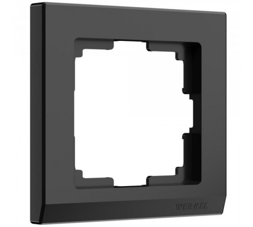 W0011808/ Электроустановочные изделия - Рамка на 1 пост (черный)  a050908  Werkel