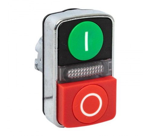 Механизм исполнительный кнопки XB4 "пуск-стоп" с выпирающим стопом возвратный без фиксации, с подсветкой IP65  XB4BW84-65  EKF