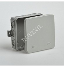 Коробка распределительная для о/п 100х100х35мм  67095  Рувинил