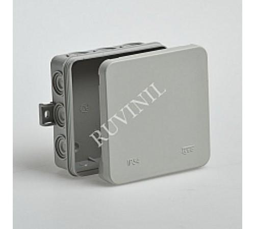 Коробка распределительная для о/п 100х100х35мм  67095  Рувинил
