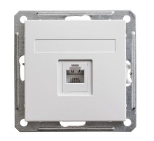 W59 Белый Розетка телефонная 1-ая RJ11  RSI-152T-1-86  SE